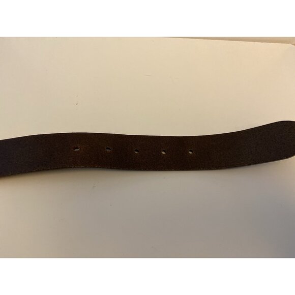 Eddie Bauer Brown Pebbled English Leather Belt Casual Everyday Jeans Sz 42 - Picture 12 of 15